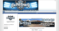 Desktop Screenshot of calprosports.com